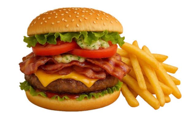 Bacon burger Varelakia