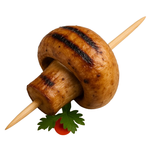 Mushroom souvlaki